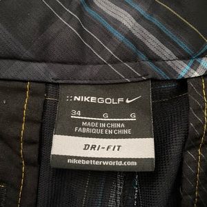 Men’s Plaid Nike Golf Shorts Dri-Fit